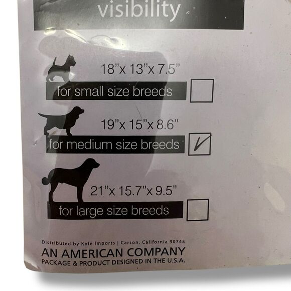 Dukes Reflective Safety Dog Vest‎ Medium - Picture 2 of 7